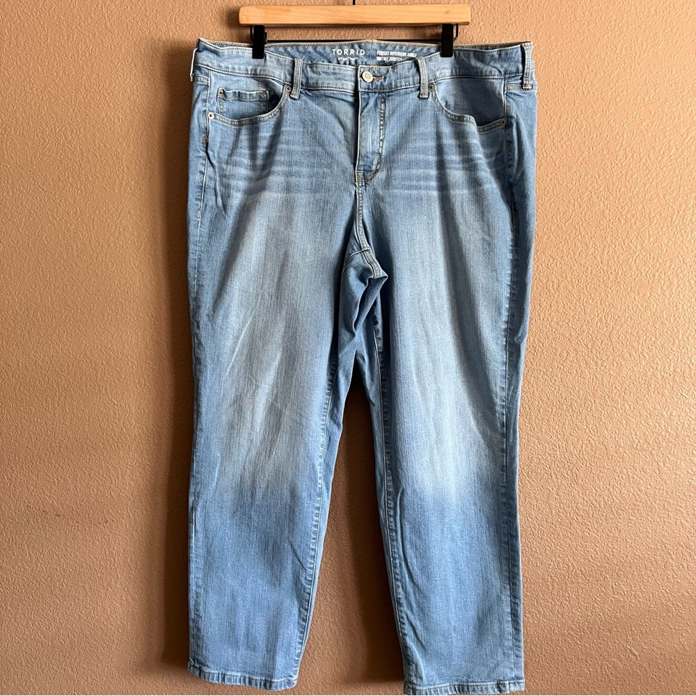 Torrid Perfect Boyfriend Ankle Vintage Stretch Jeans Size 20R